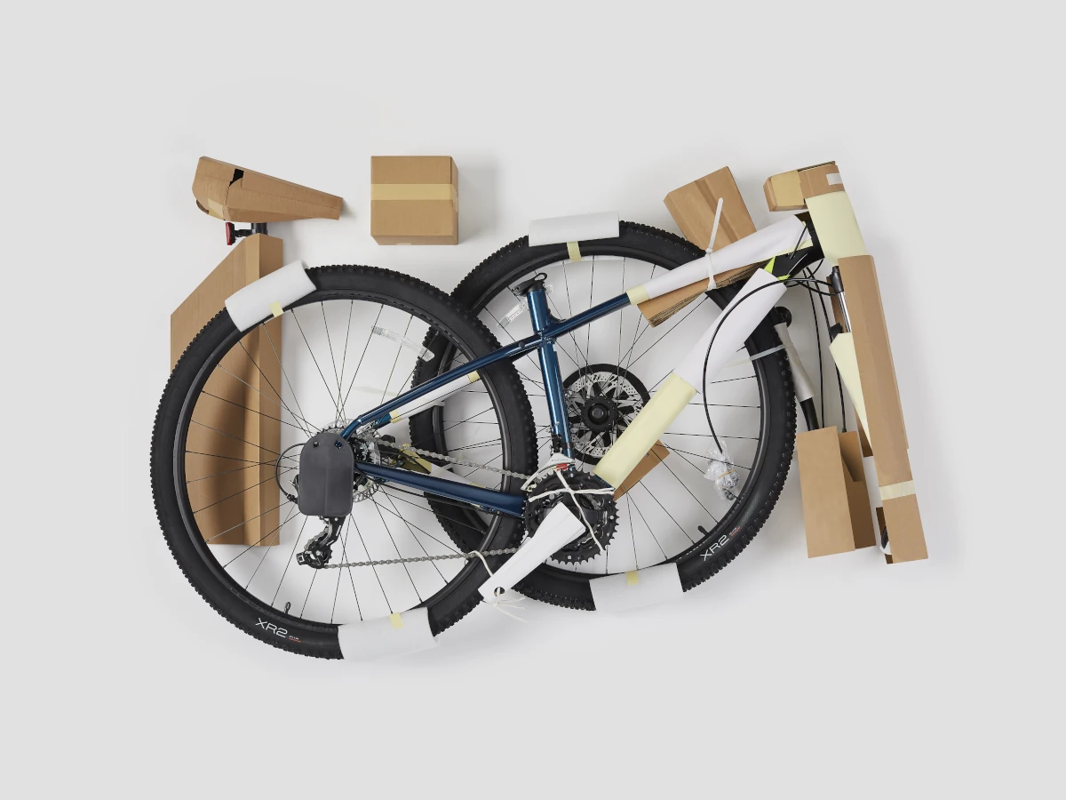 Pakowanie i wysyłka roweru w kartonie 1
